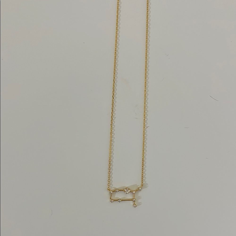 Gold “Gemini” constellation zodiac Necklace